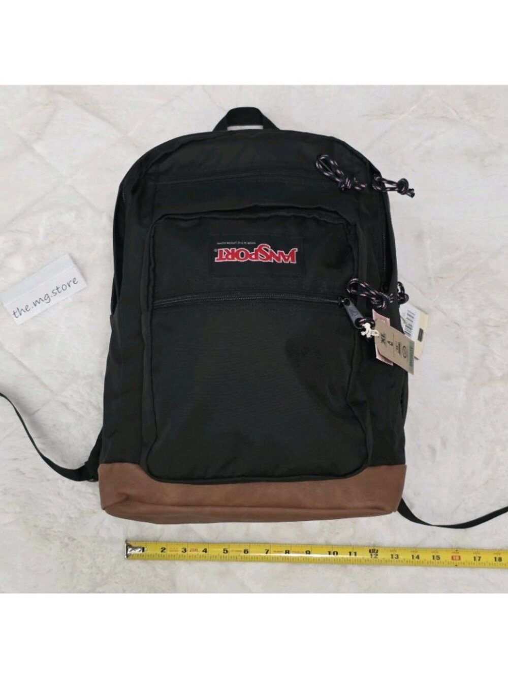 JanSport X Stranger Things Mike's Upside Down Black Backpack 34L XL 17.5” - Picture 5 of 8